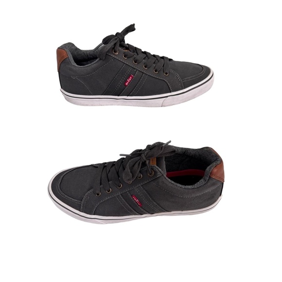 Levi Strauss & Co. MENS Comfort Canvas Upper Sneakers US 10 Casual Boating - Picture 1 of 6